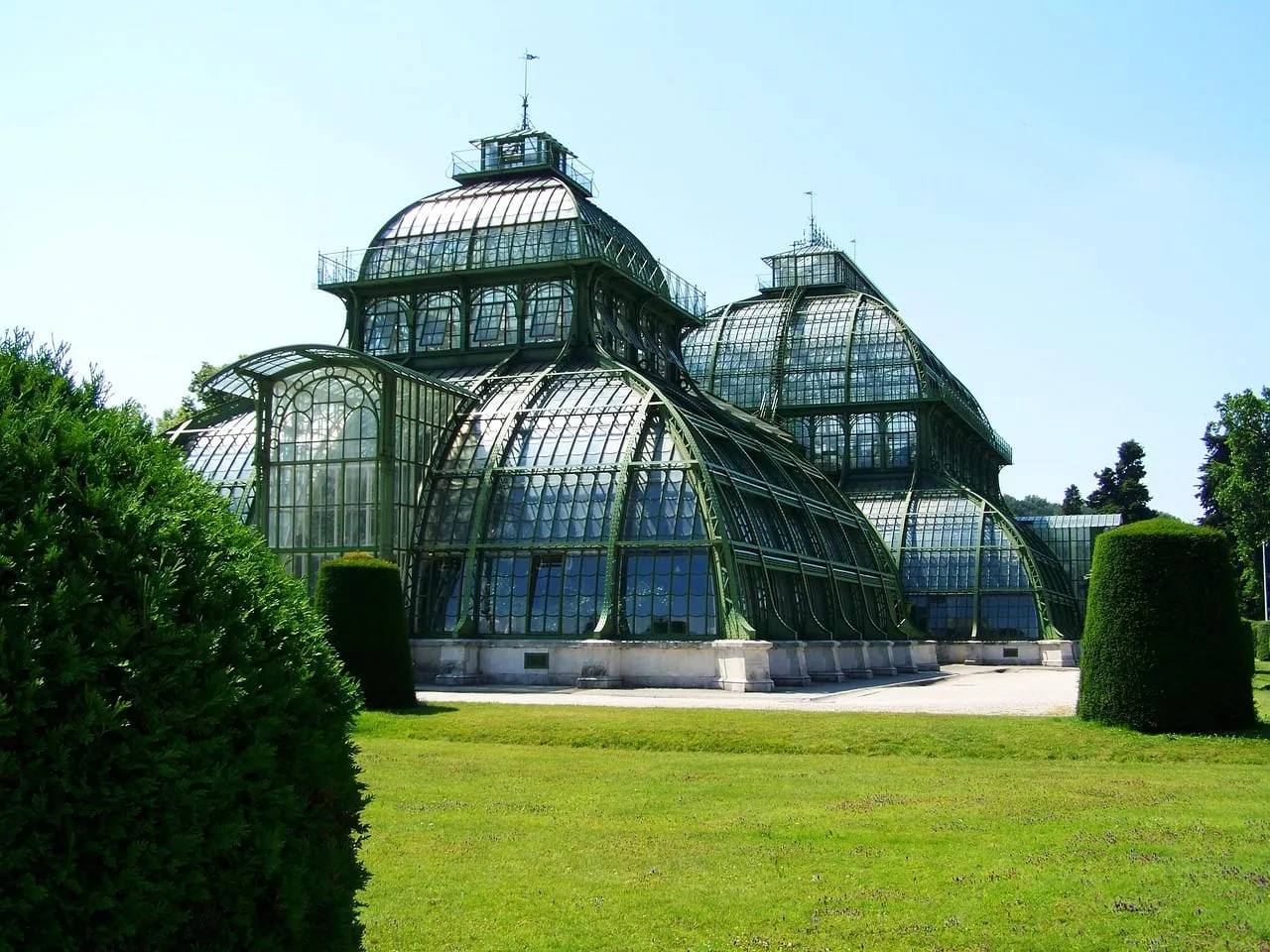 Das Palmenhaus im Schlosspark